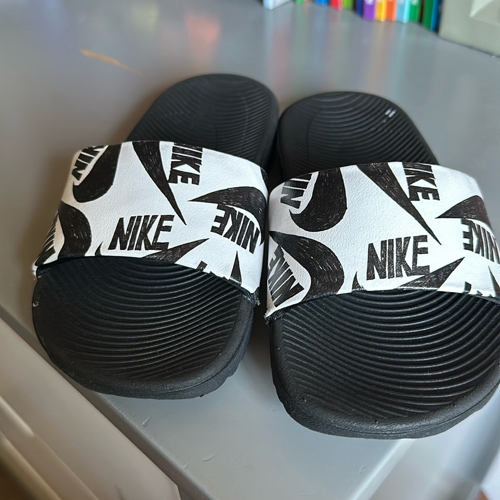 Nike slides, size 12c
